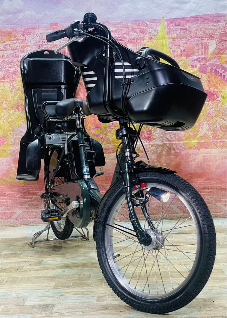 ZK3505 「大容量13.2Ah」電動自転車パナソニック 子供乗せ 20インチ