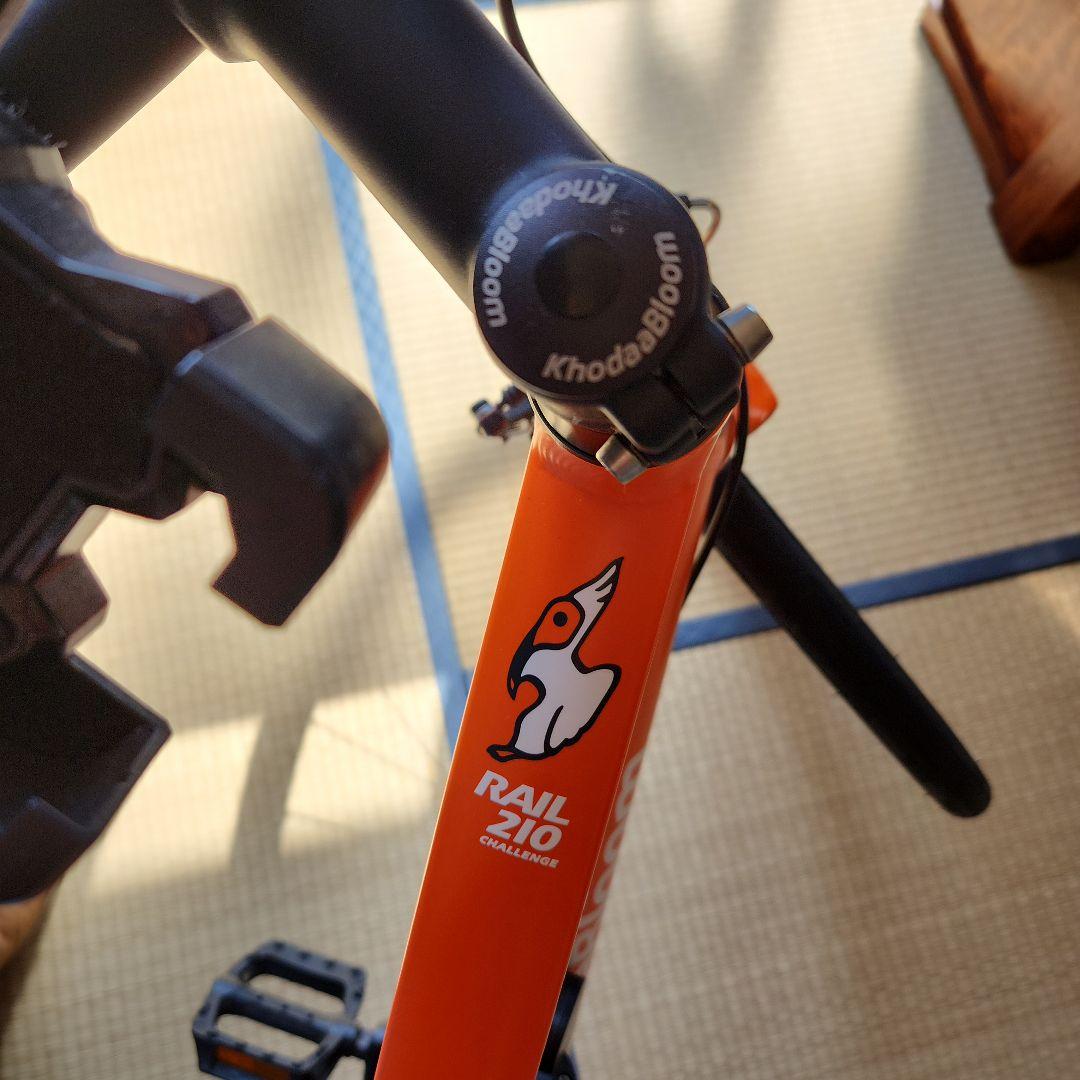 く*の様 オレンジ 電動アシスト自転車 シティタイプ