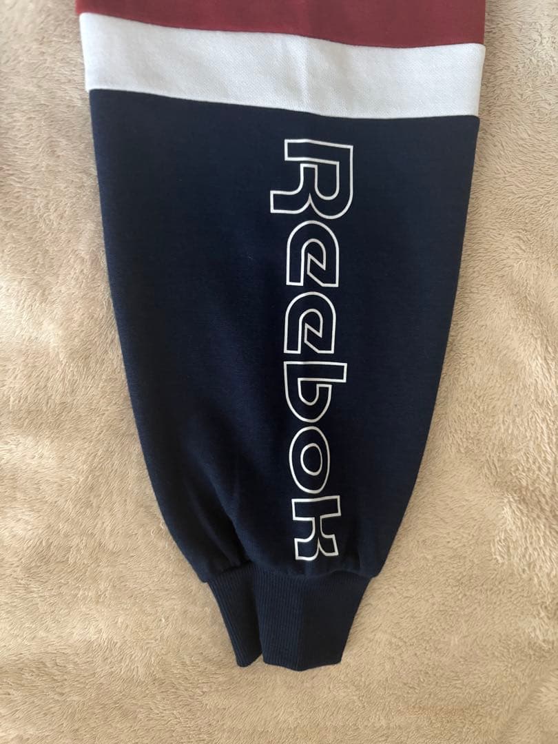 Reebok ジャケット ネイビー×ホワイト×レッド M レディース 新品
