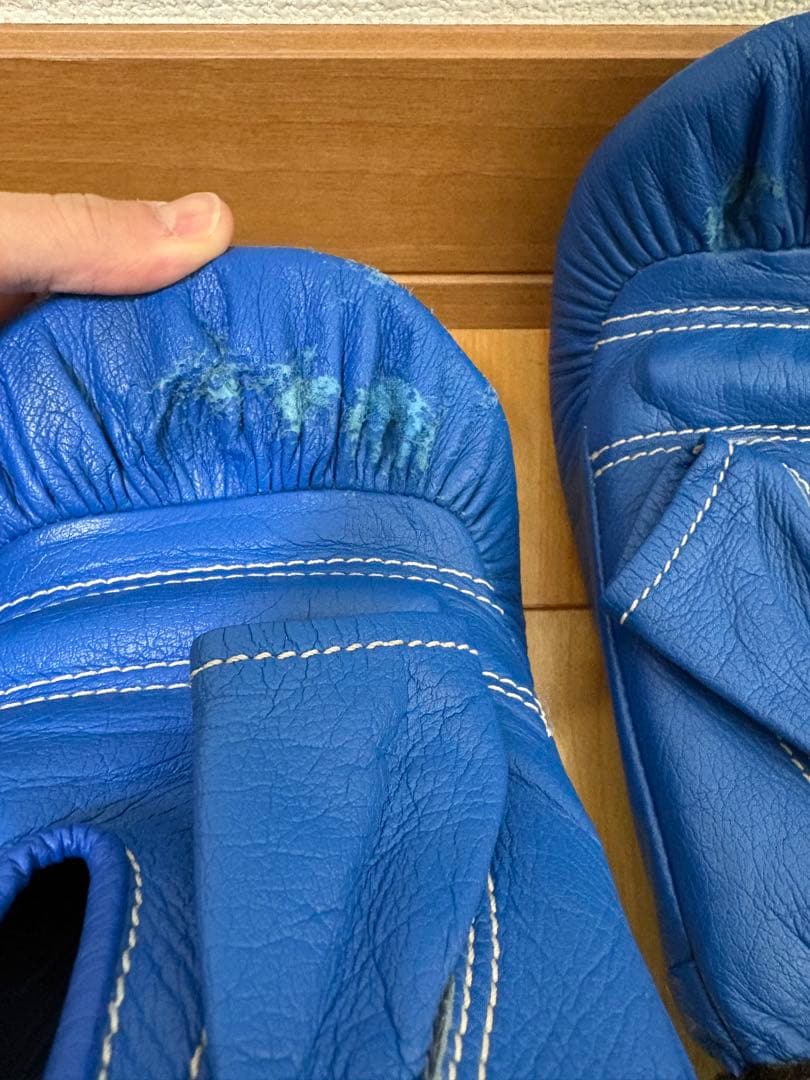Winningウイニングボクシンググローブ 青マジックテープ式パンチンググローブ