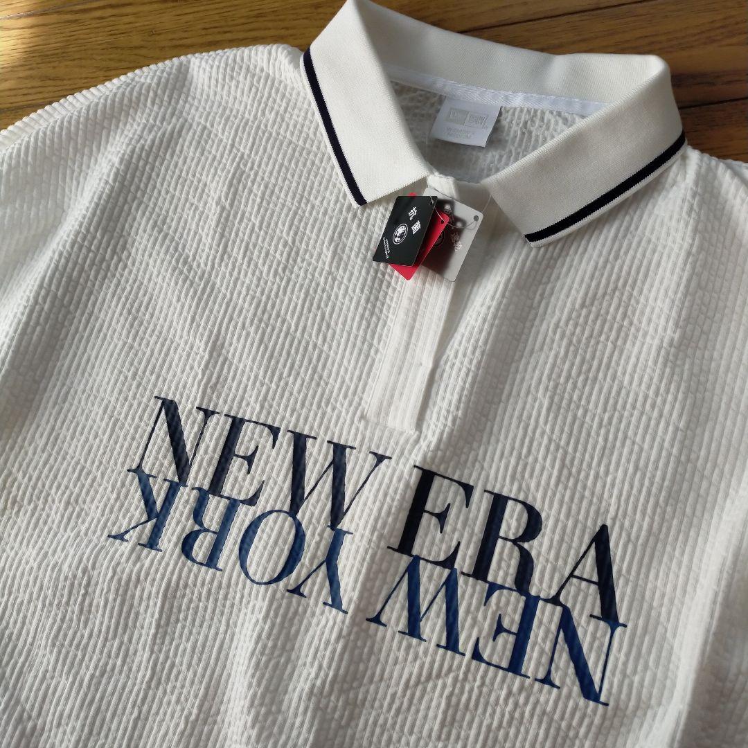 9*0様 【NEW ERA】半袖 スキッパー ポロシャツМ