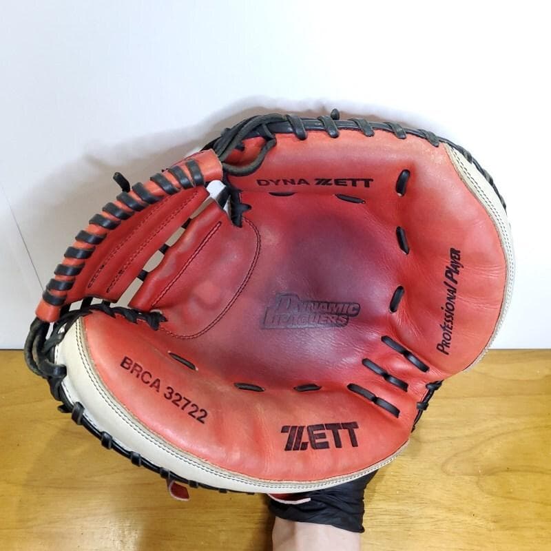 ZETT 矢野燿大モデル 限定カラー レア キャッチャーミット 軟式グローブ