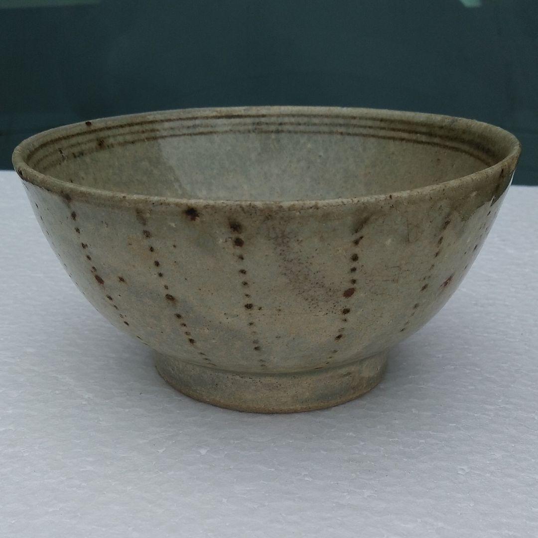安南鉄絵茶碗