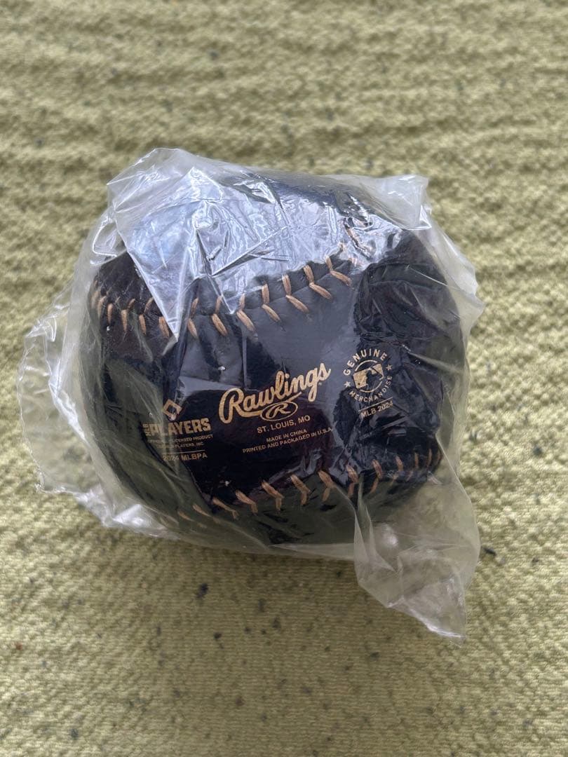 大谷翔平 シーズン50本塁打50盗塁達成記念ボール　ブラック