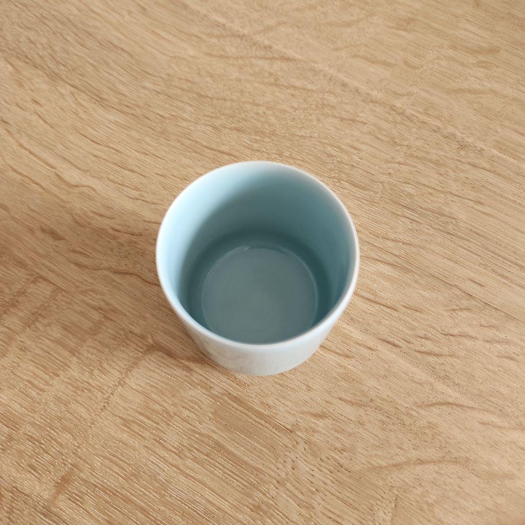 川瀬　忍　　青磁筒　　共箱