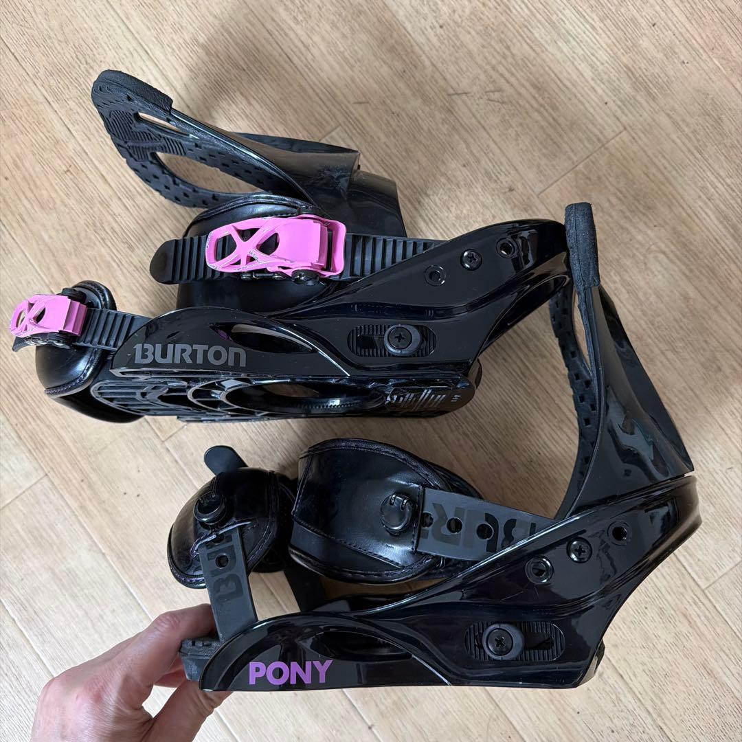 レディース定番 BURTON W's M ビンディング PONY 改！初心者に！