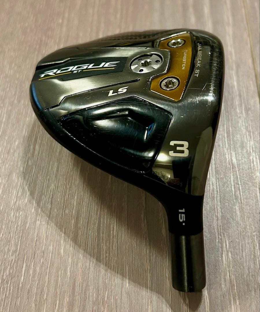 【美品】ローグ ROGUE ST LS 3W 15° 純正ヘッドカバー付き