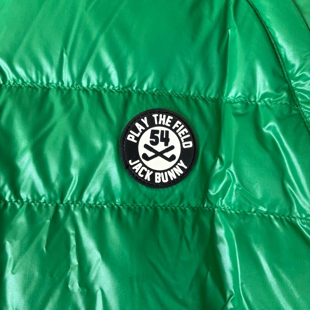 美品 ジャックバニー ダウンジャケット 2way 緑 シーズンオフ