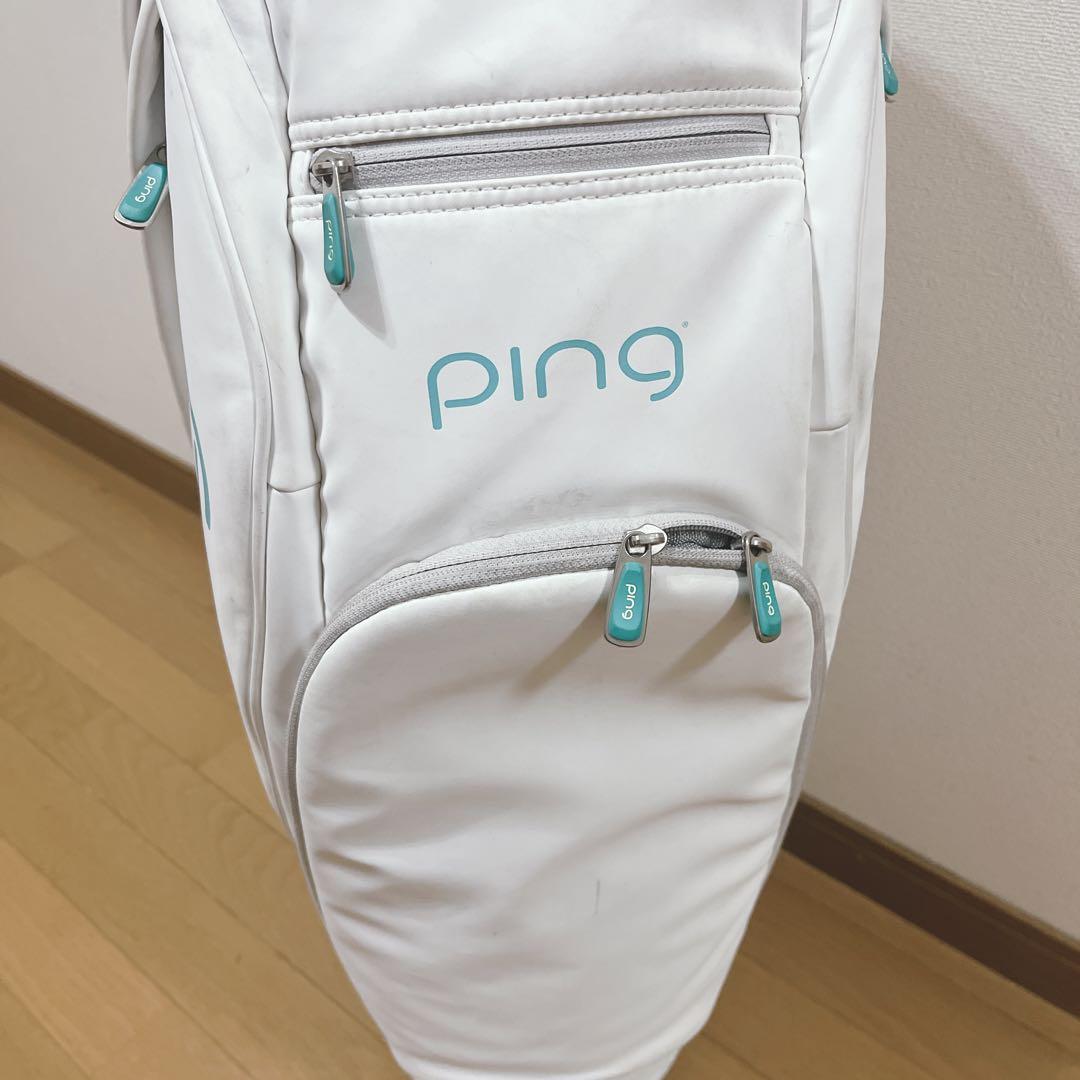 K255 PING ピン ソフトPU レディース キャディバッグ フード無し