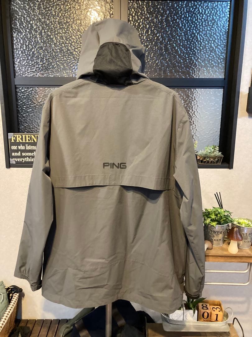 美品！PING ゴルフウェア ジャケット　3Ｌサイズ グレー　定価19800円