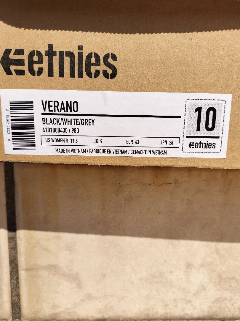 etnies VERANO スニーカー ブラック 10（28cm）