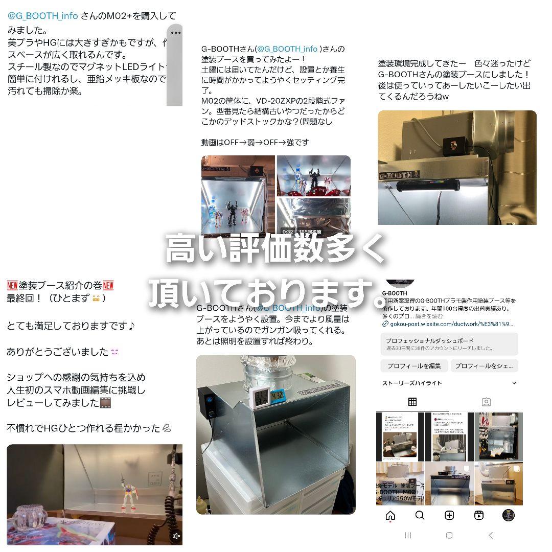 専用出品塗装ブースG-BOOTH M450 350m3/hProSpaceモデル