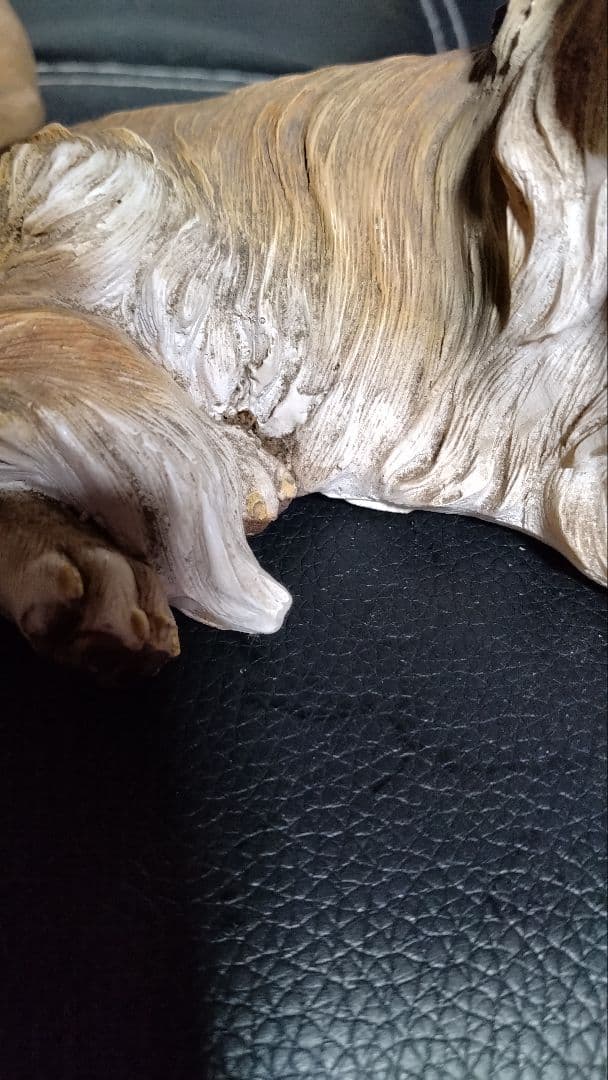 シェルティ　イエローラブラドール 犬　レトロ　　ヴィンテージ置物２点