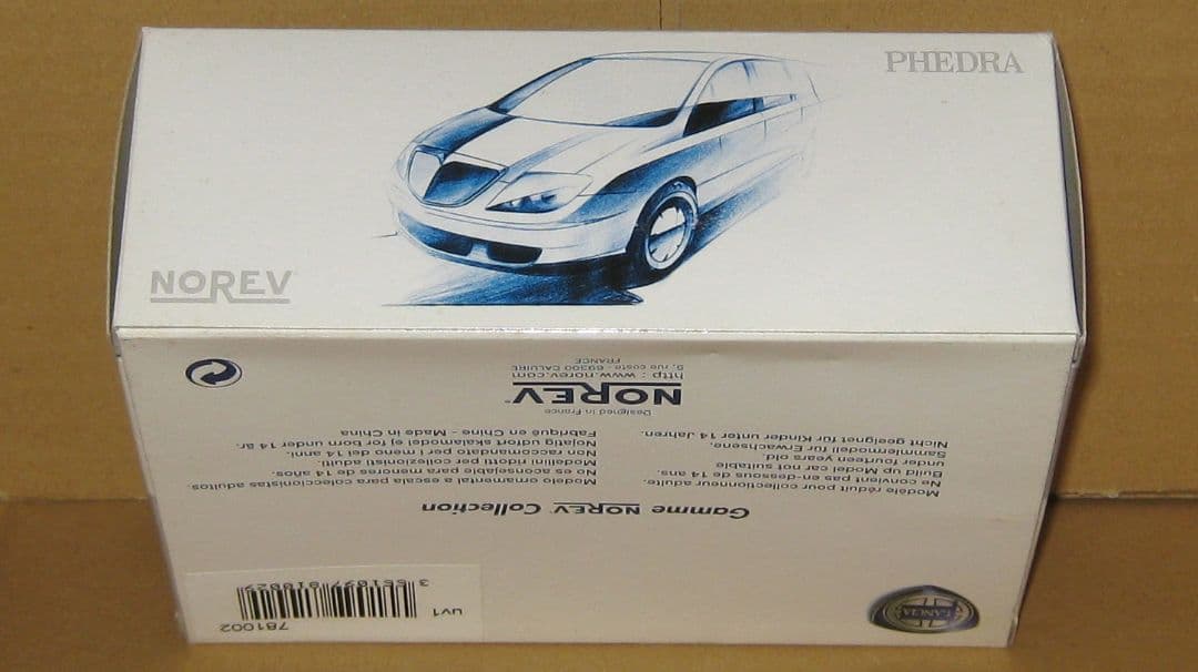 【4月5日まで】NOREV 1/43 LANCIA PHEDRA