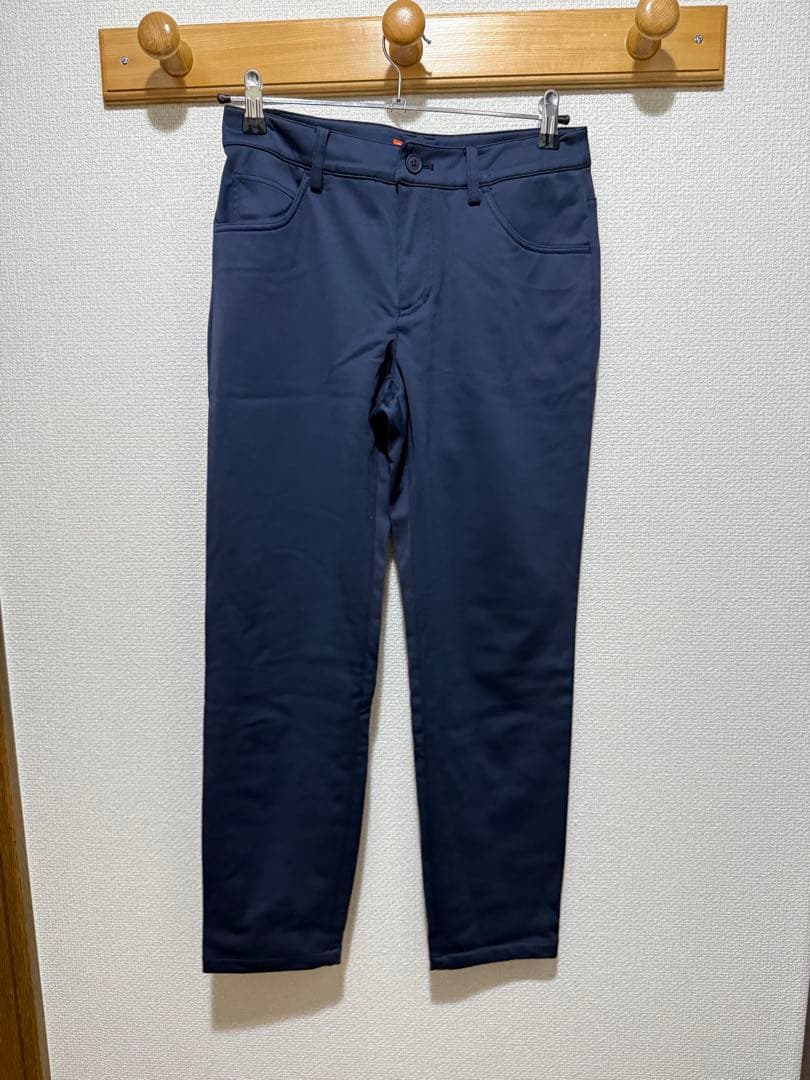 BEAMS GOLF ネイビー 冬用パンツ ストレッチ素材