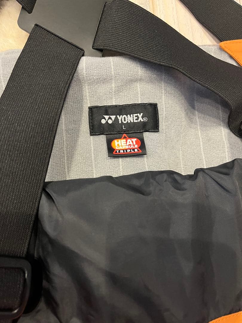 YONEX ビブパン　新品未使用　スノーボードウェア Lサイズ オレンジ