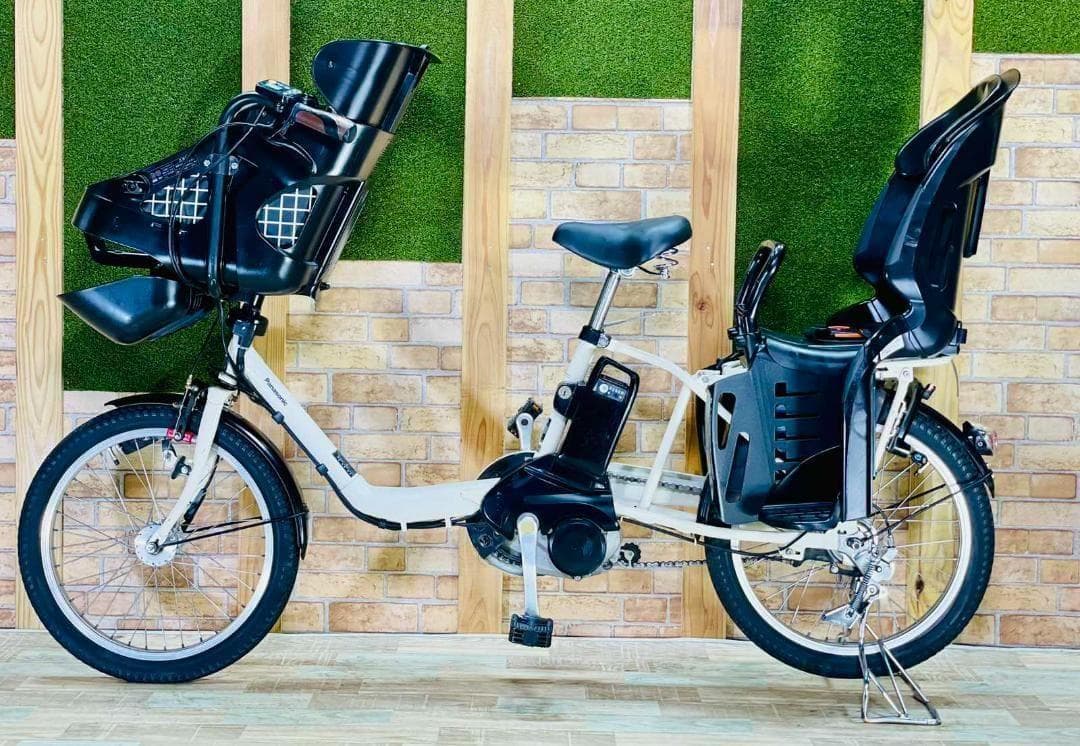 明日値上 ホワイト系 人気NO１ パナソニック子供乗せ電動アシスト H2815