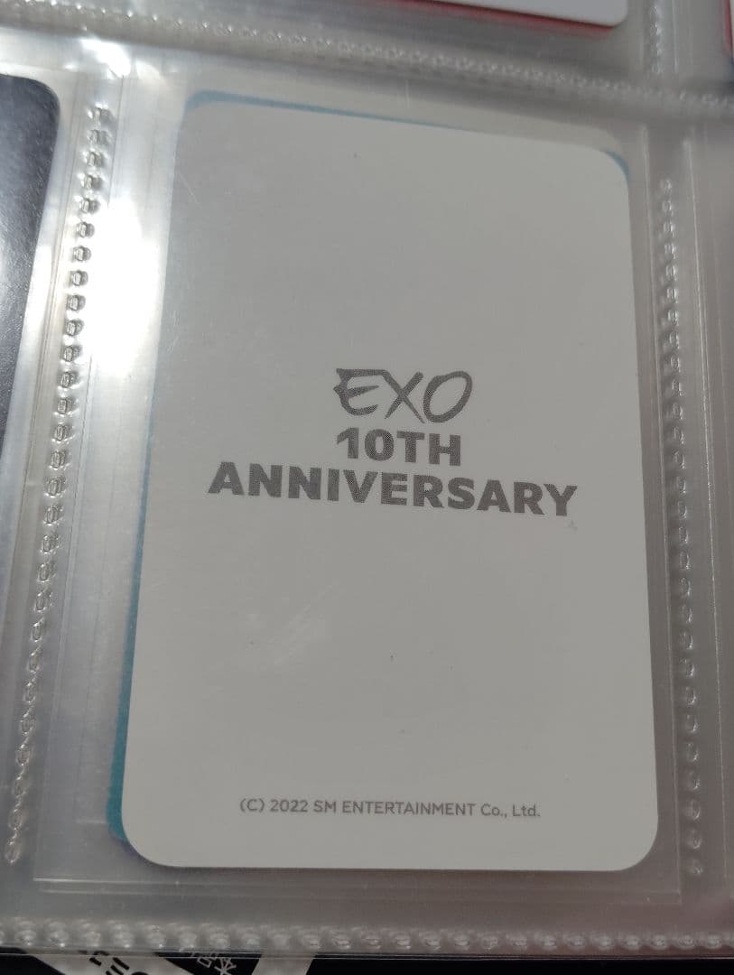 EXO 　ギョンス 10周年記念グッズ　オルゴールトレカ