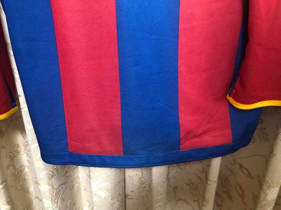 [美品]バルセロナ10/11 リオネル・メッシ CLファイナル長袖優勝仕様