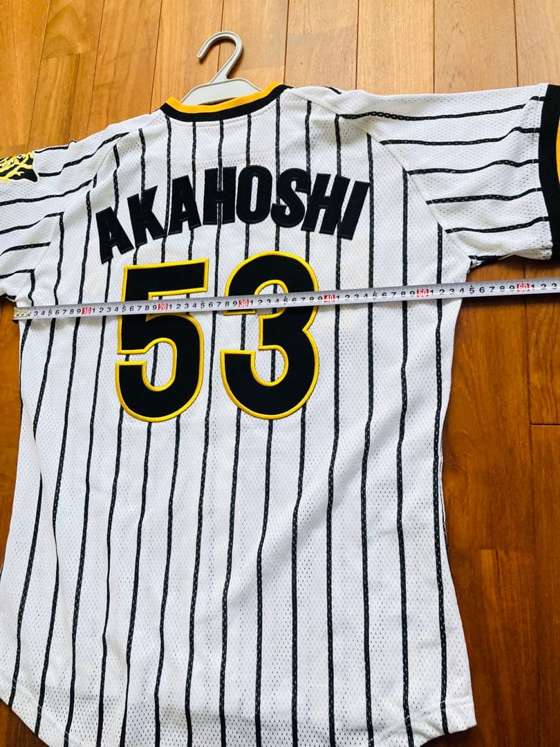 阪神タイガース　赤星　ユニフォーム　　サイズM 復刻　刺繍 ホーム 赤星憲広