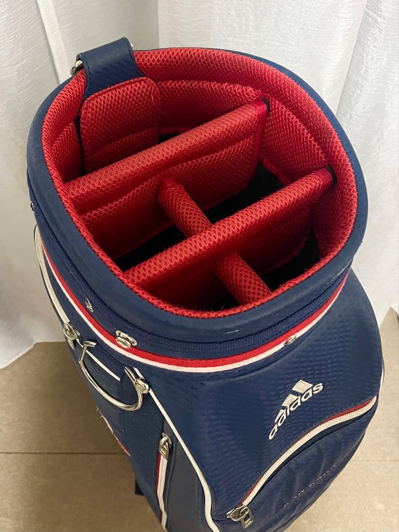 美品 ゴルフ バッグ キャディバッグ アディダス adidas