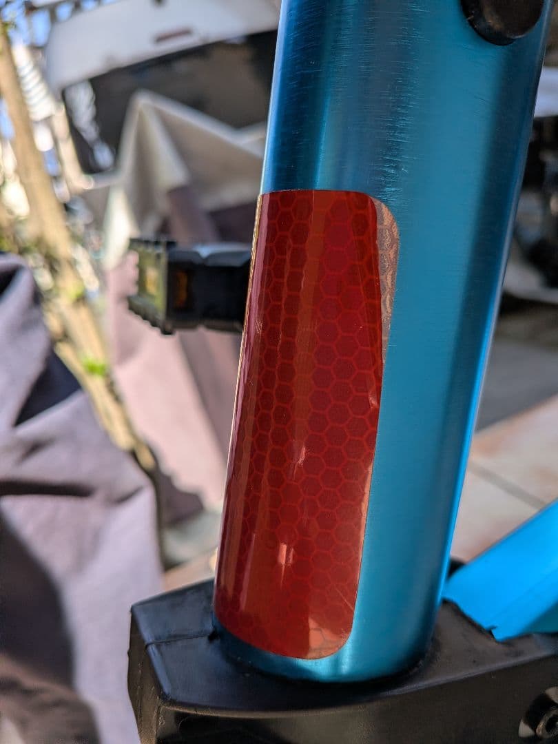 A-bike 8インチ折りたたみ自転車 青 専用バッグ付き