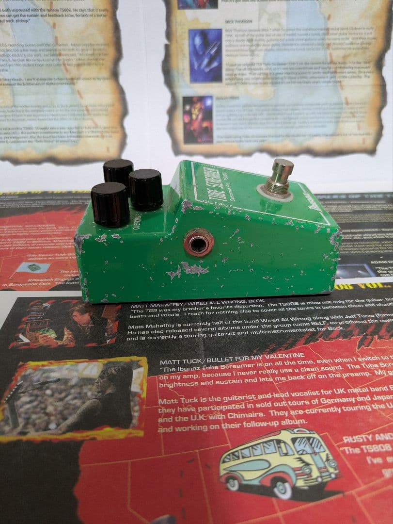 Ibanez Tube Screamer TS808 JRC4558D 艶アリ