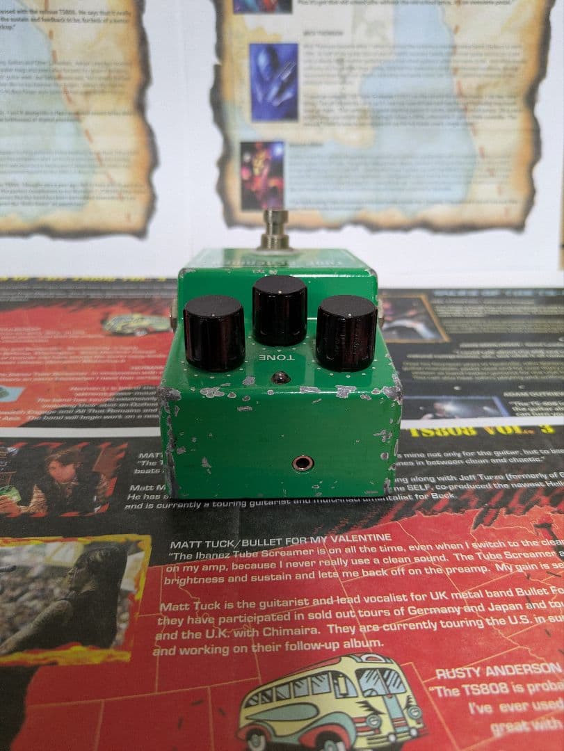 Ibanez Tube Screamer TS808 JRC4558D 艶アリ