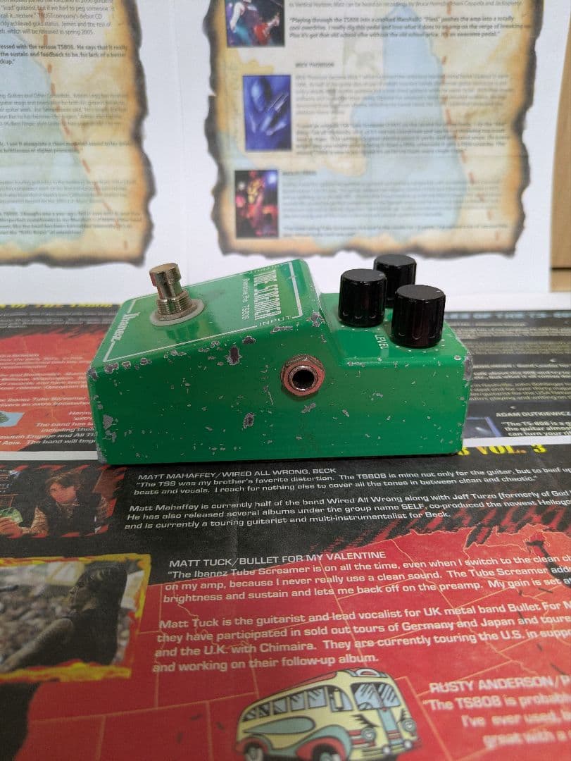 Ibanez Tube Screamer TS808 JRC4558D 艶アリ
