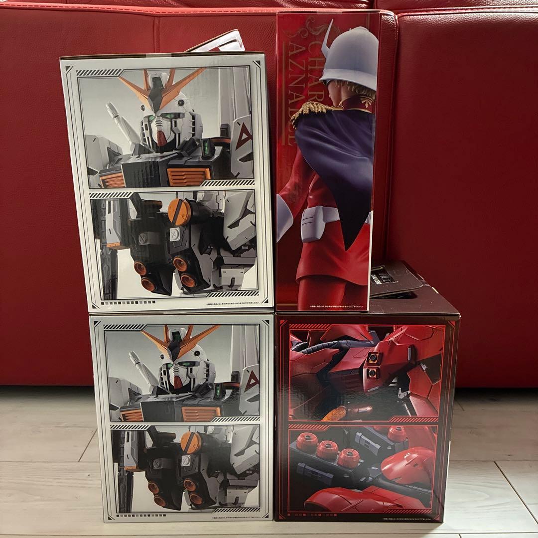一番くじ　機動戦士ガンダム　A賞 νガンダム B賞　シャア　ラストワン サザビー