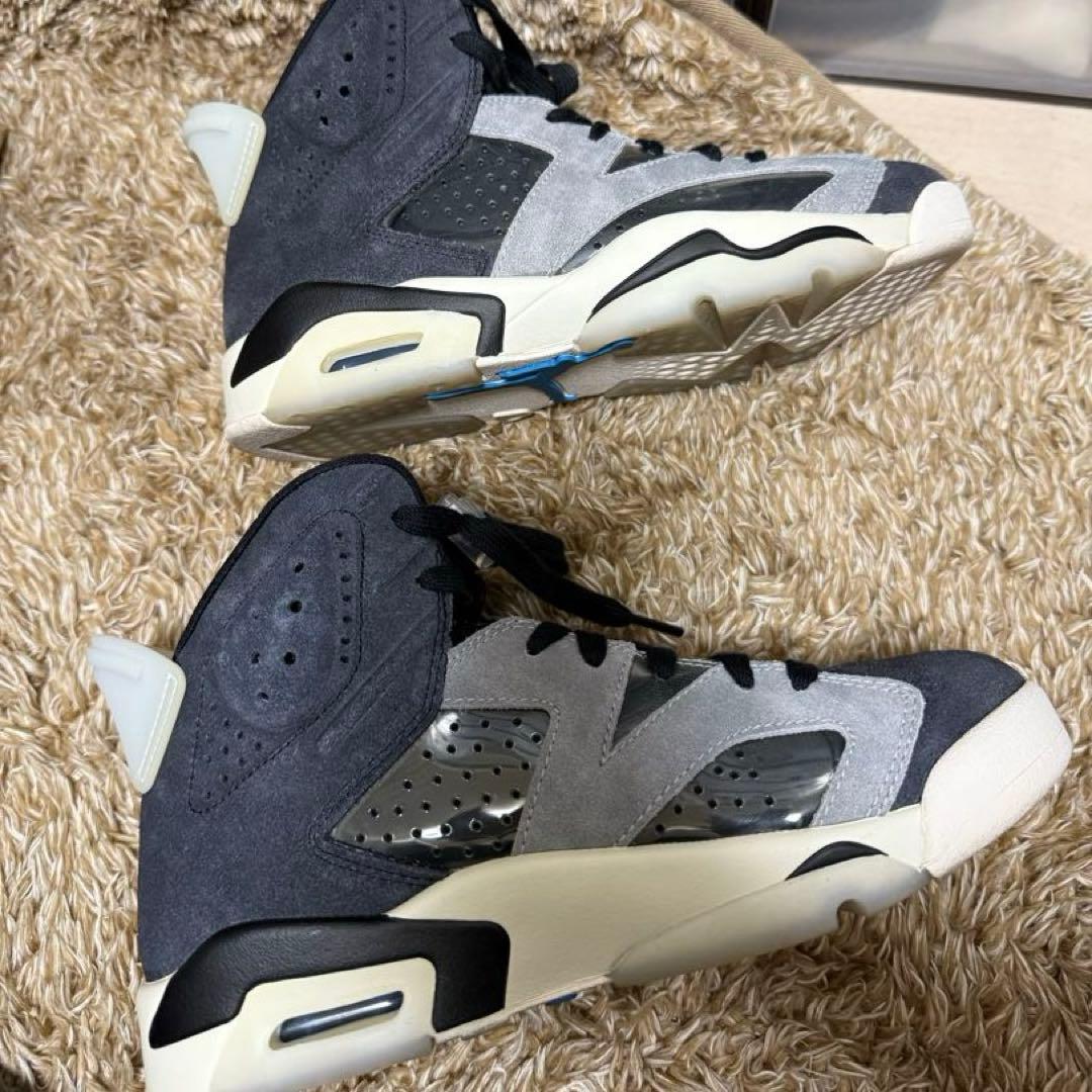 美品　Air Jordan 6 グレー/ブラック　us7