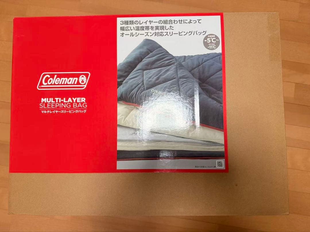 コールマン(Coleman)マルチレイヤースリーピングバッグ/コットンバッグ寝袋