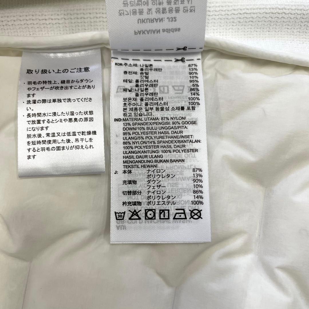 アディダス ゴルフ レディース ダウンベスト M ホワイト