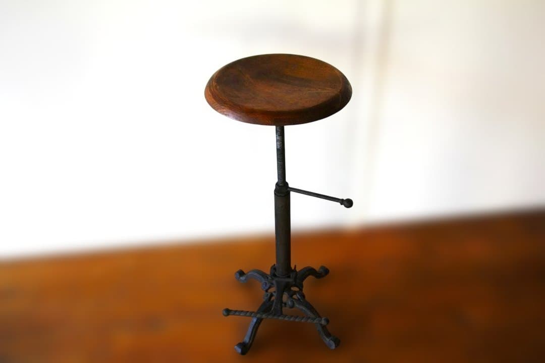 ビンテージ／DULTON／スツールBAR STOOL ANTIQUE BLACK