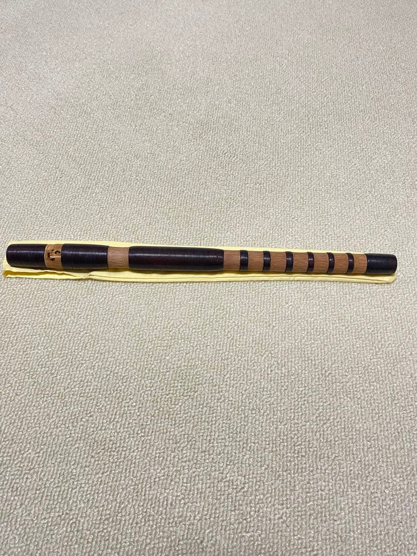 龍笛　管筒（カシュー塗）　セット
