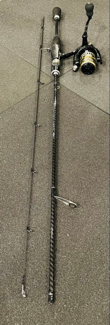 アジングセット・2ピーススピニングロッド180cm・2000番リール・ライン付き