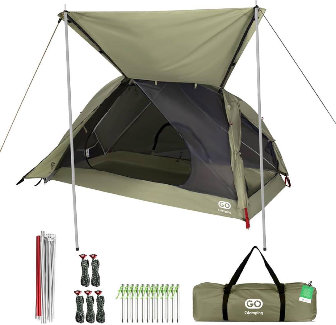 GO Camping ドーム型キャンプテント オリーブグリーン