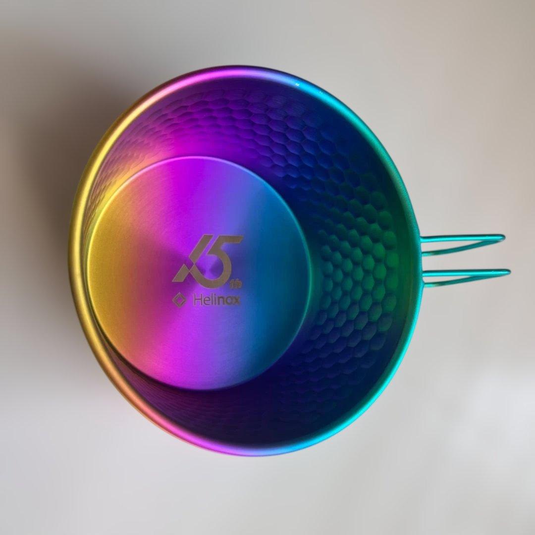 バーベキュー・調理用品 Helinox aend SierraCup Titanium Rainbow