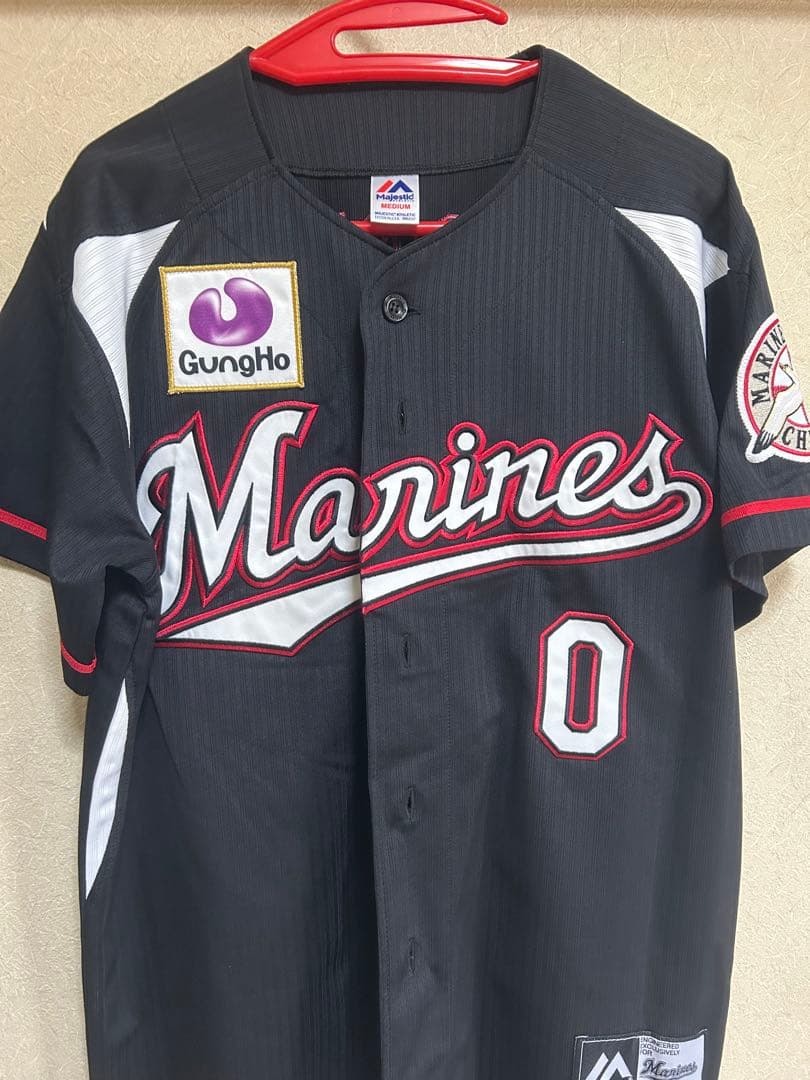 千葉ロッテマリーンズ荻野貴司ユニホームビジターMサイズ