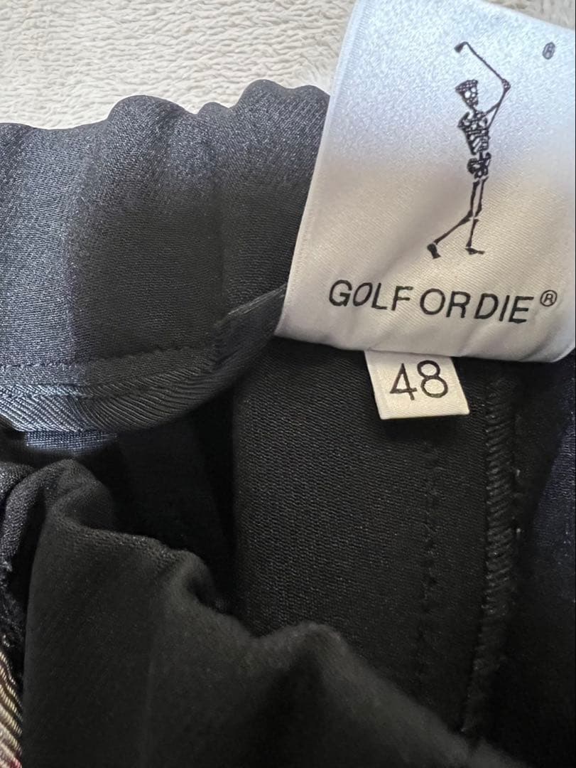 MARC&LONA GOLF OR DIE ブラックパンツ 48