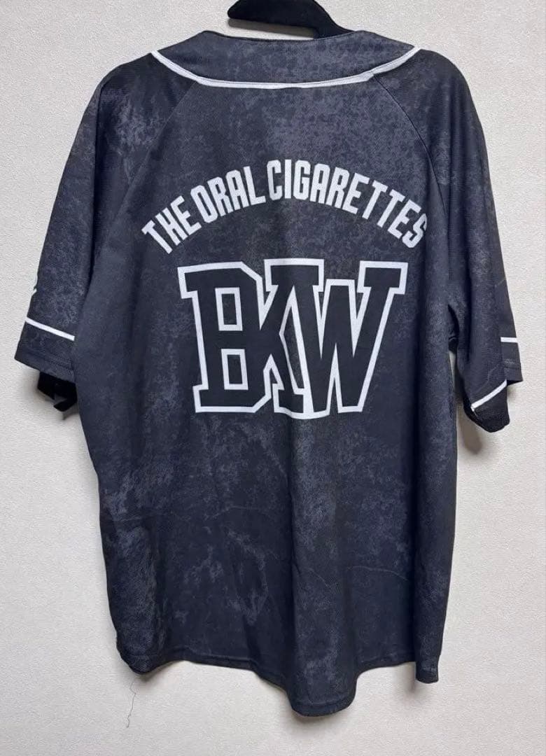 THE ORAL CIGARETTES ベースボールシャツ ブラック XL