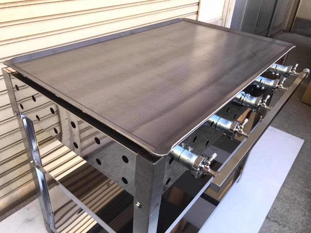 ９００×５５０【新品　グリドル　鉄板焼　グリラー】台付　天板１枚　副業　独立開業