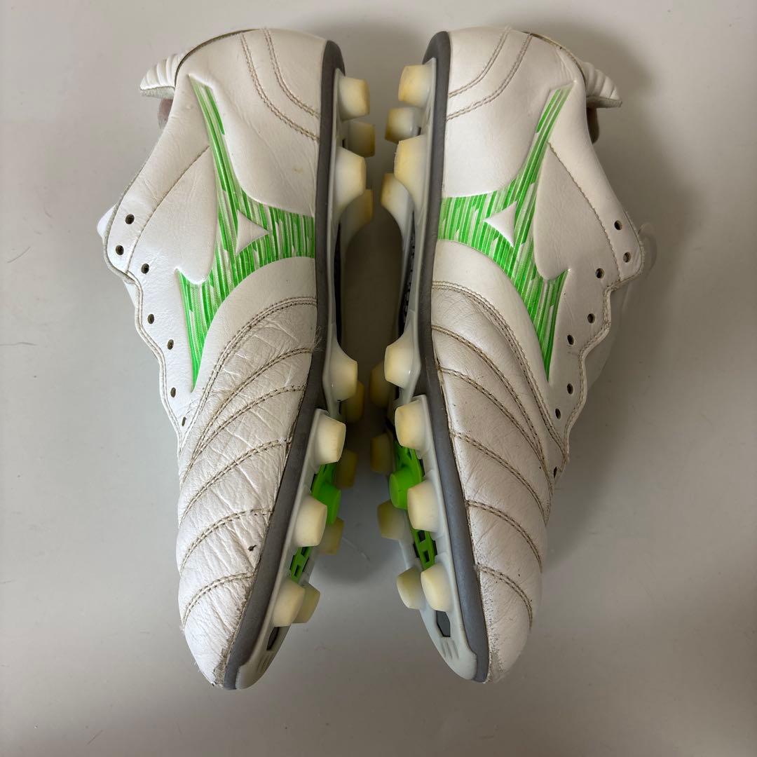 Mizuno Morelia Neo サッカースパイク ホワイト/グリーン