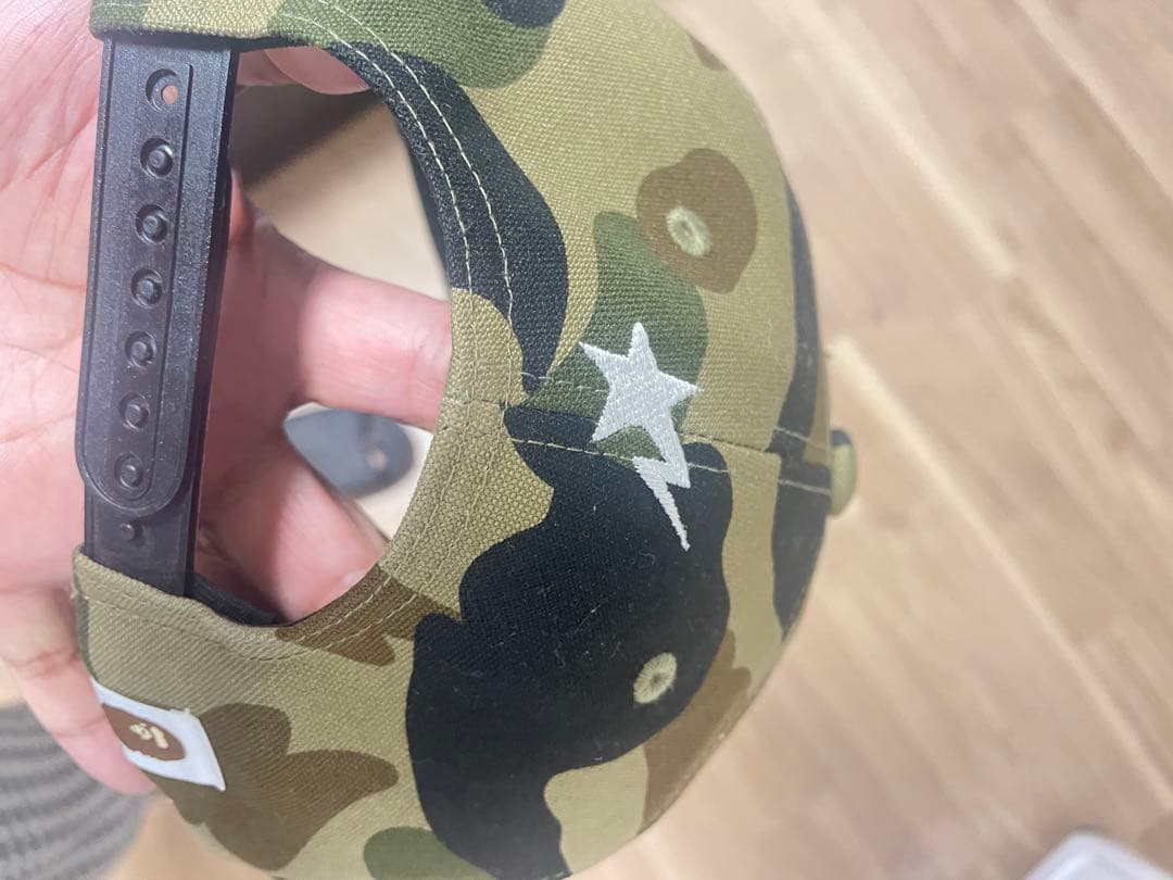 BAPE 迷彩キャップ スナップバック