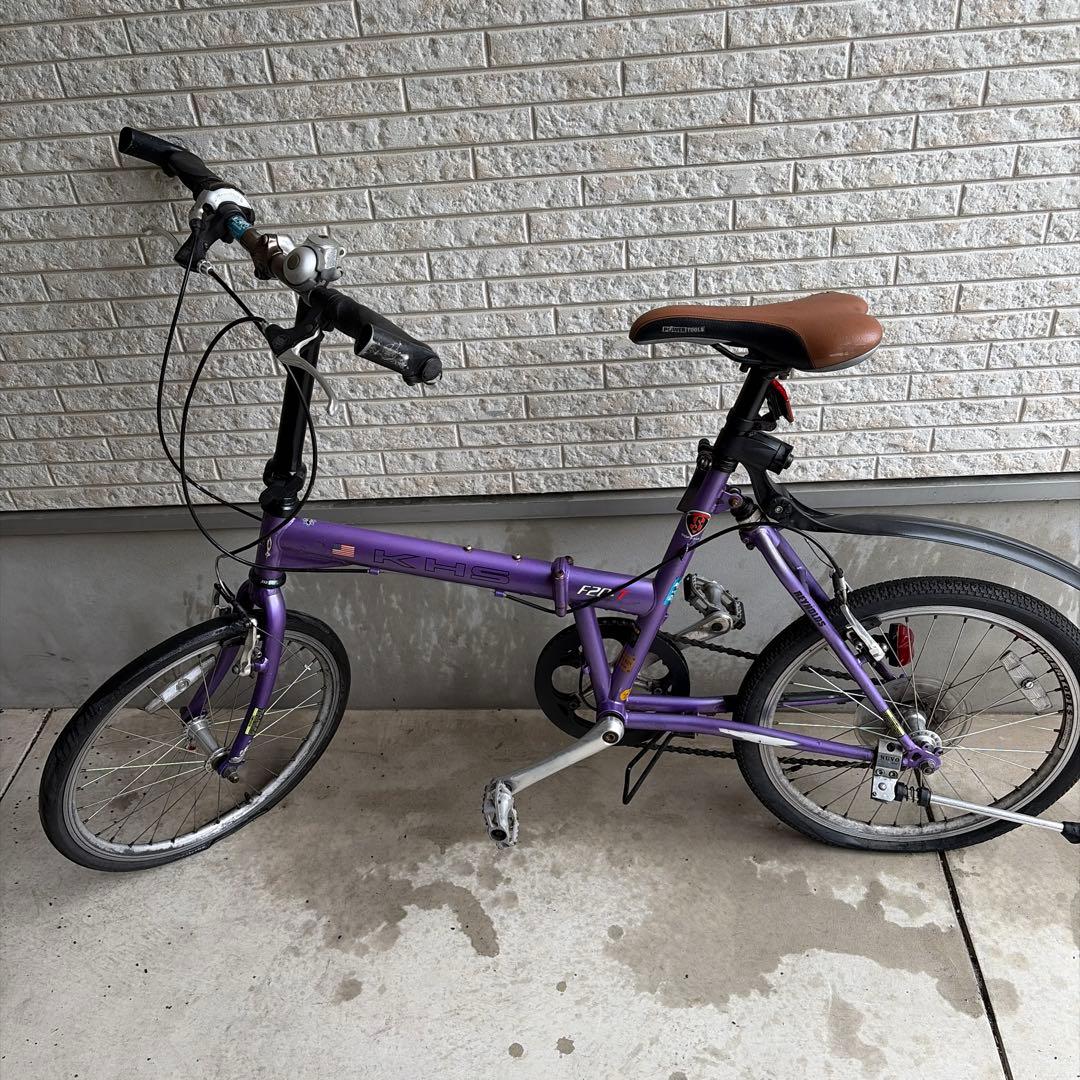専用　KHS F20-T 折りたたみ自転車 パープル