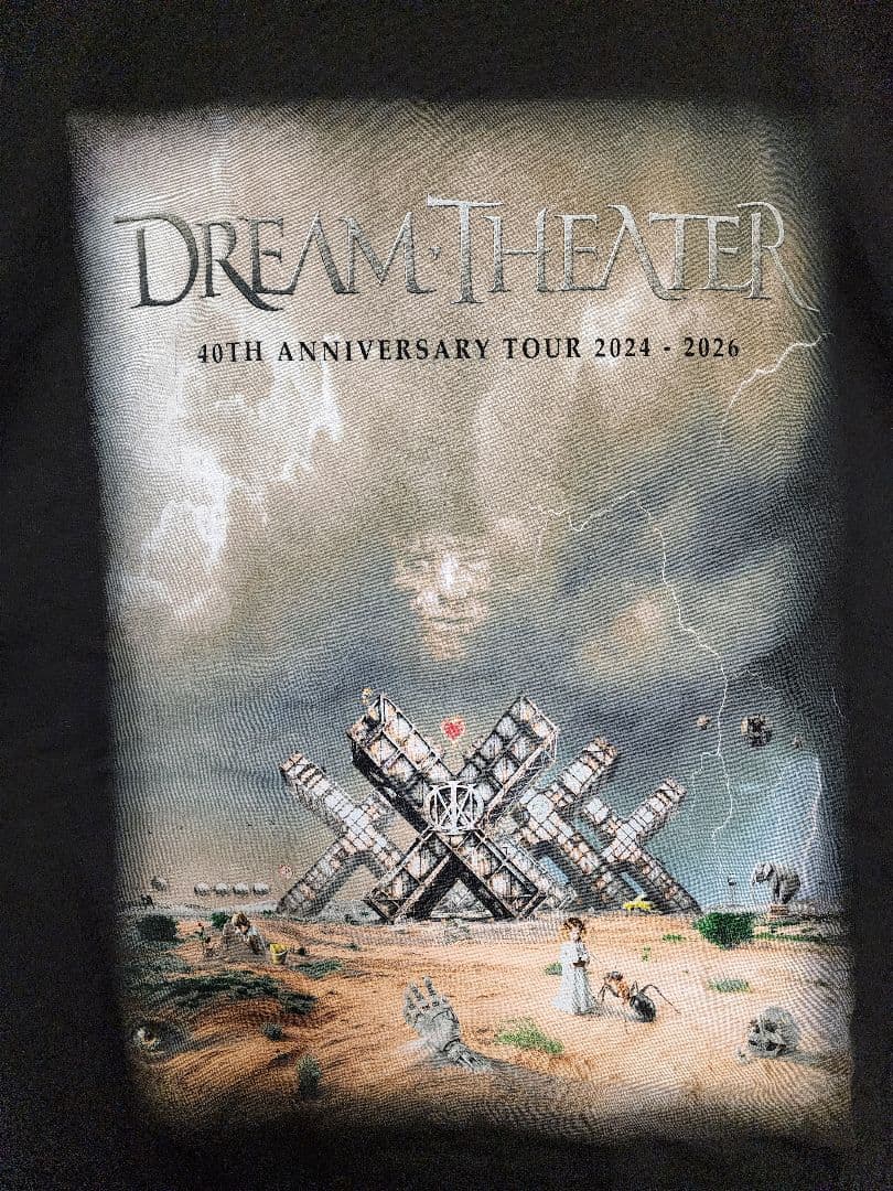 新品未使用 DREAM THEATER 40thツアーＴシャツ 2XL