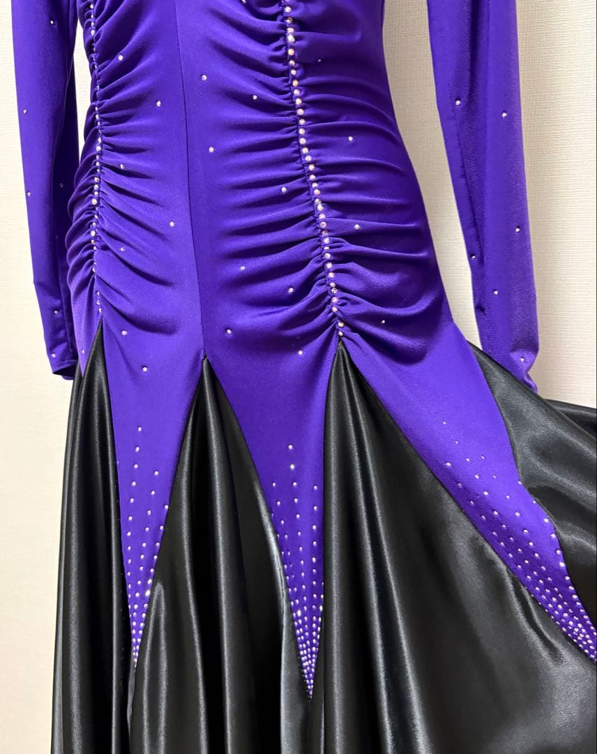 【特別特価品】社交ダンスドレス　モダンドレス　ソシアルダンス　サンリーヌ
