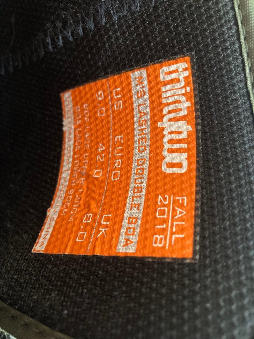 thirtytwo Double Boa ブーツ US9
