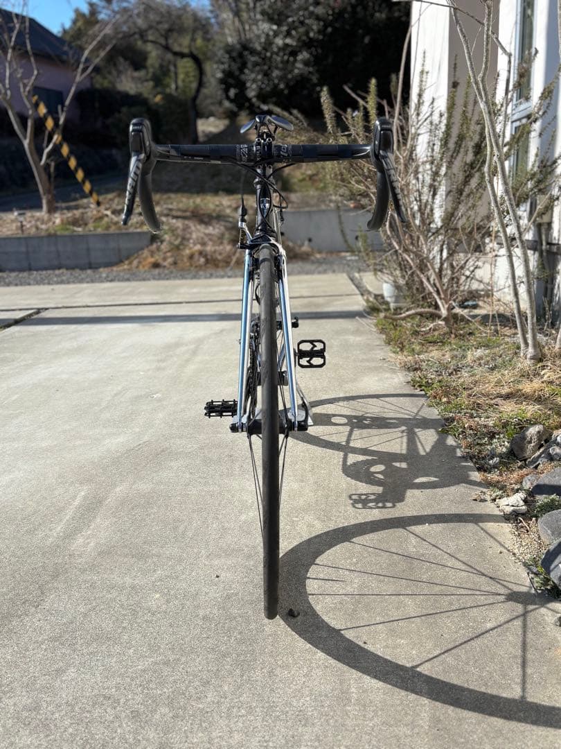 軽量クロモリ　スラムレッド22完成車　リムブレーキ　カーボンフォーク付
