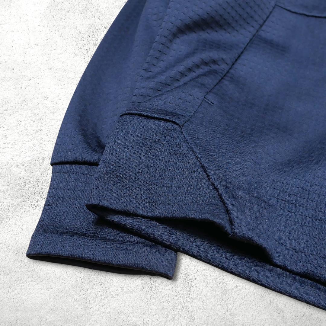 美品【オークリー】セットアップ XL 紺 ジャージ 上下 ワッフル生地 パーカー